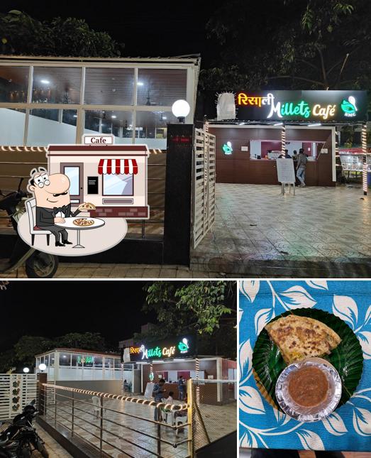Risali Millets Cafe is distinguished by exterior and food
