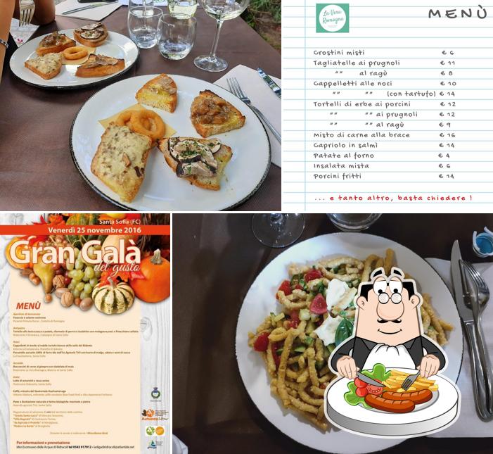 Platti al Ristorante La Vera Romagna