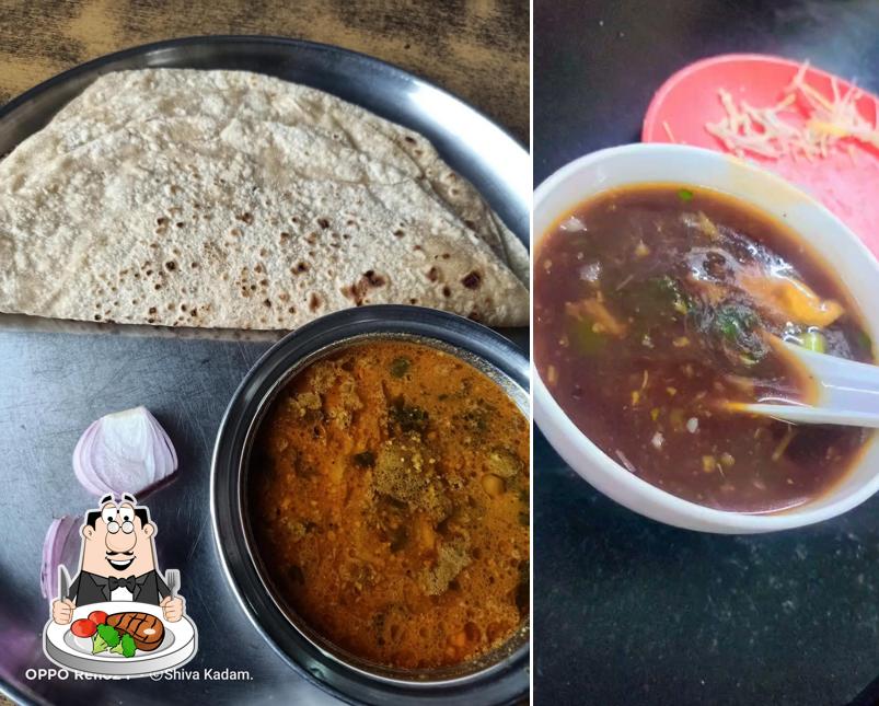 Order meat dishes at Sai Sakshi