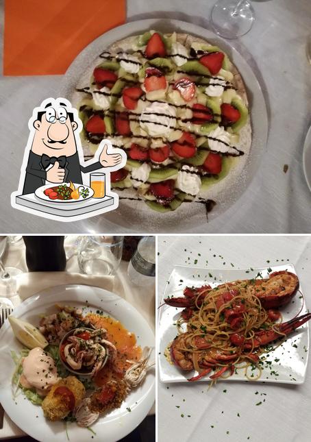 Cibo al Ristorante Villa Corin