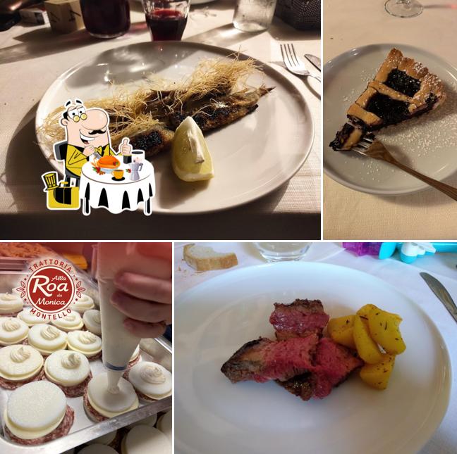 Cibo al Trattoria alla Roa