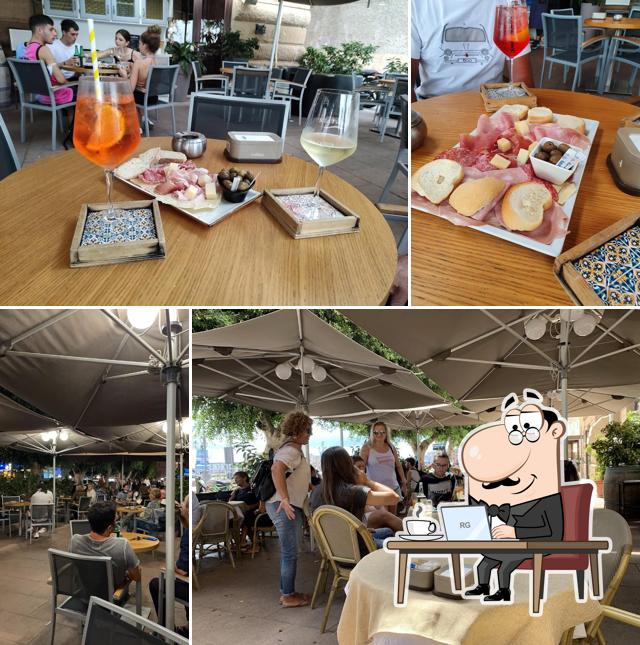 Gli interni di Bar Napoleone