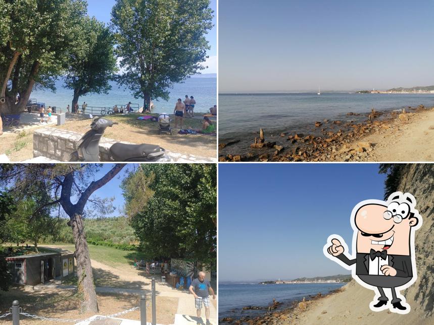 Gli esterni di Belvedere Beach Bar