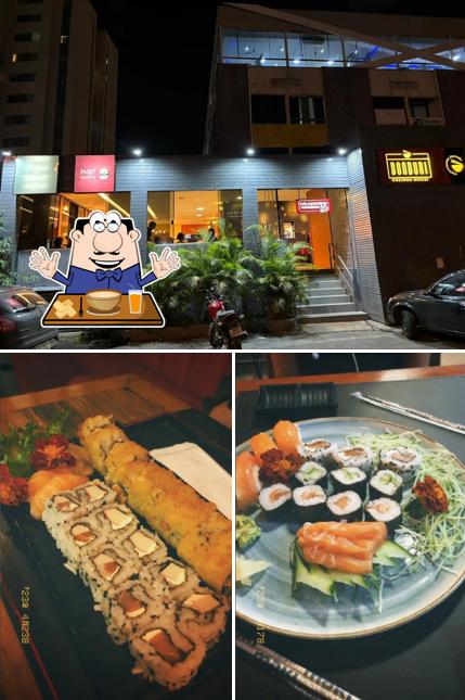 A imagem do Donburi - Cozinha Nikkei - Guará’s comida e exterior