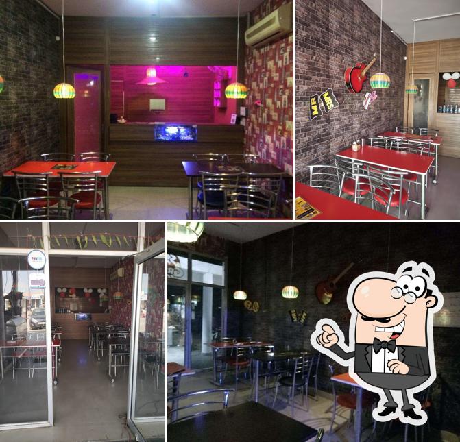 The interior of Eating joint