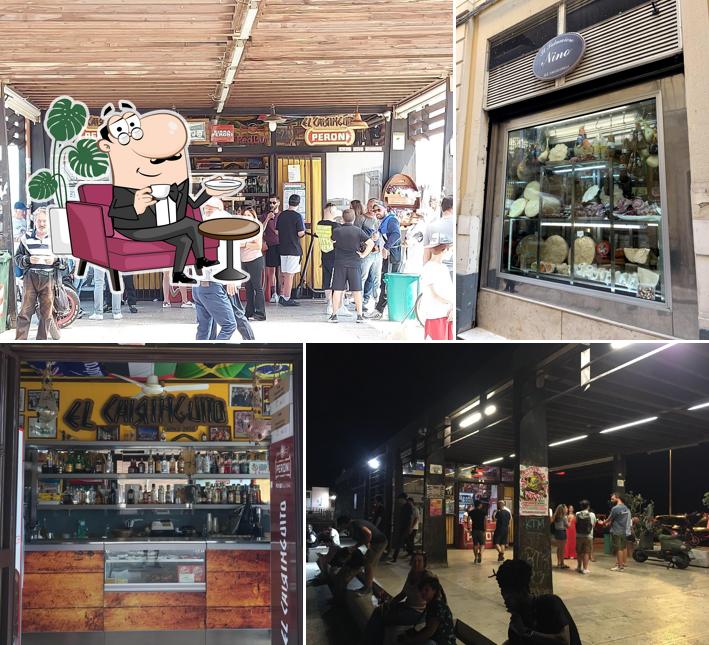 Gli interni di El Chiringuito