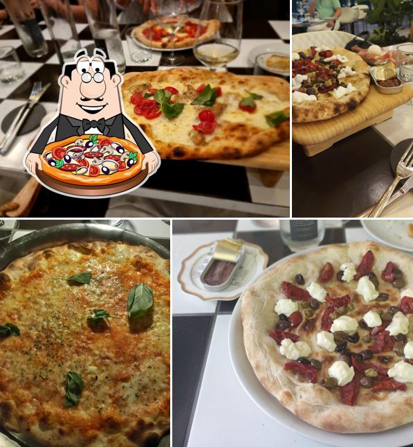 A Osteria del Mare, puoi assaggiare una bella pizza