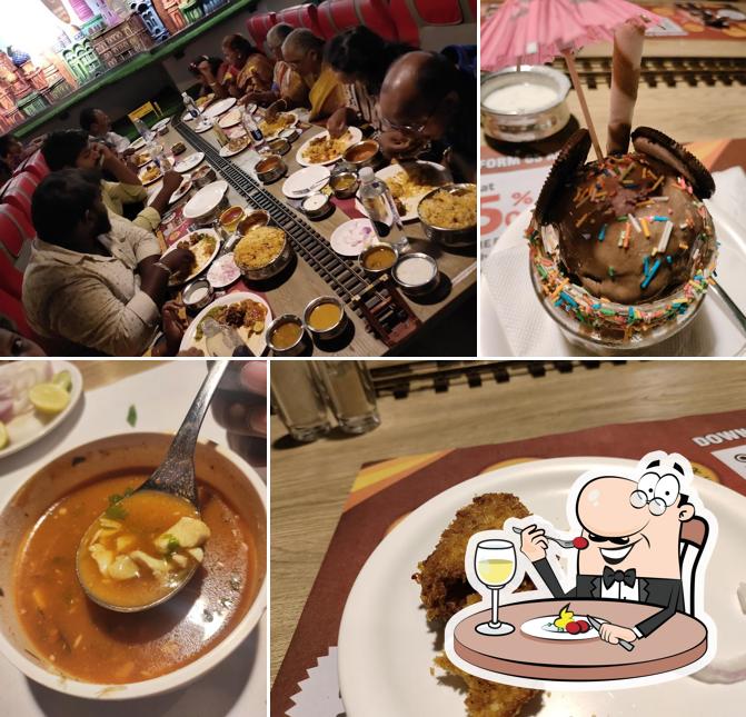 Food at Platform 65 The Train Theme Restaurant - Vijayawada