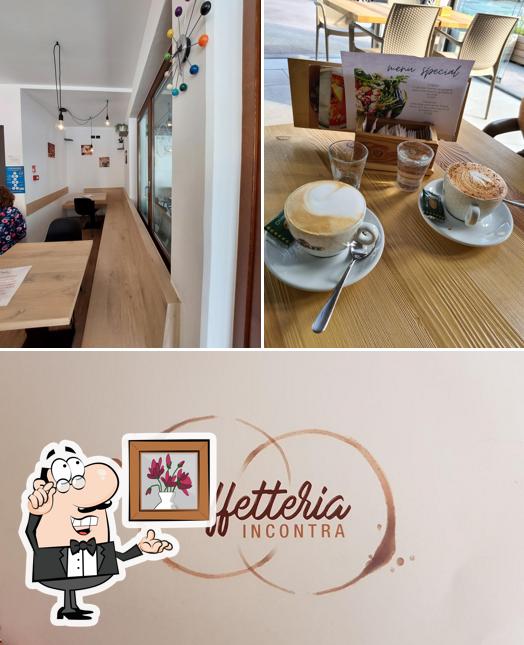 Gli interni di Caffetteria Incontra