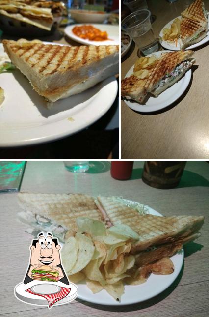 Have a sandwich at 4 Seasons