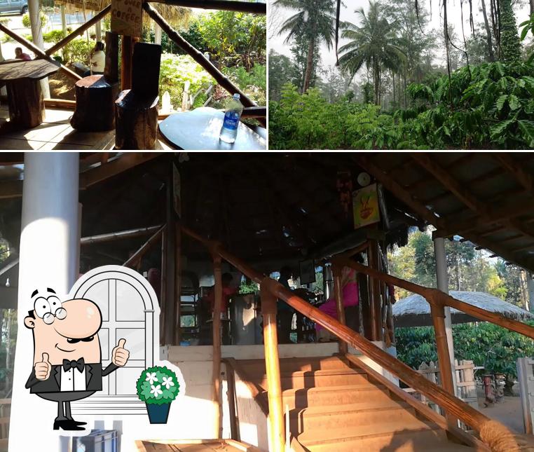 Check out the outside part of Badra Stop Coffee Shop