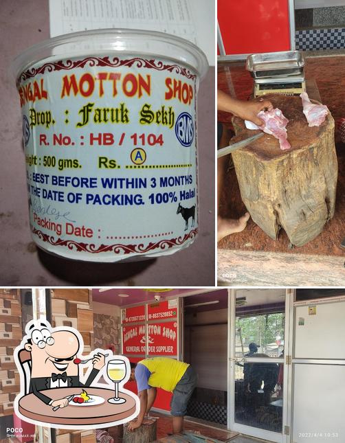 Among various things one can find food and interior at Bengal Mutton Shop