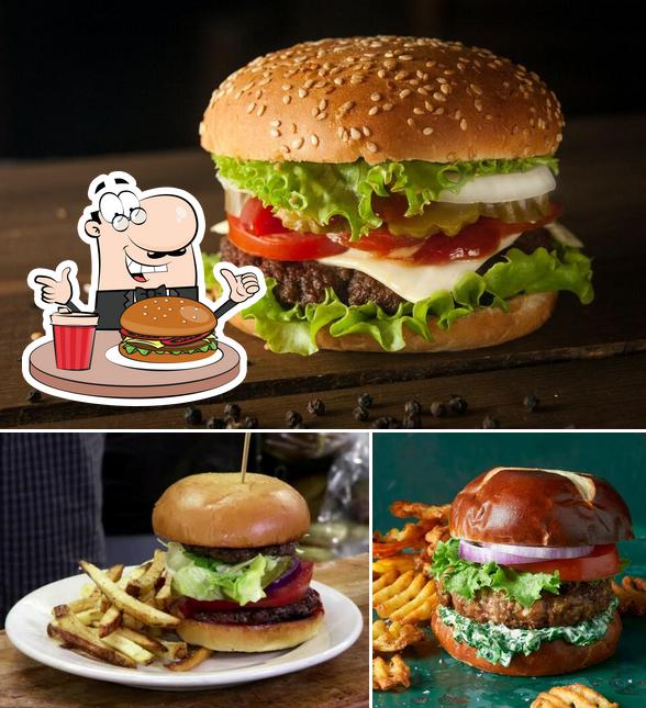 Order a burger at Kulhad Cafe कुलहड़ कैफे