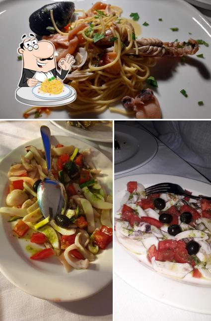 Spaghetti alla carbonara al Ristorante Osteria della Loggia