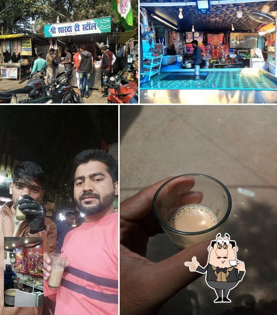 Enjoy a drink at Sharda Tea Stall