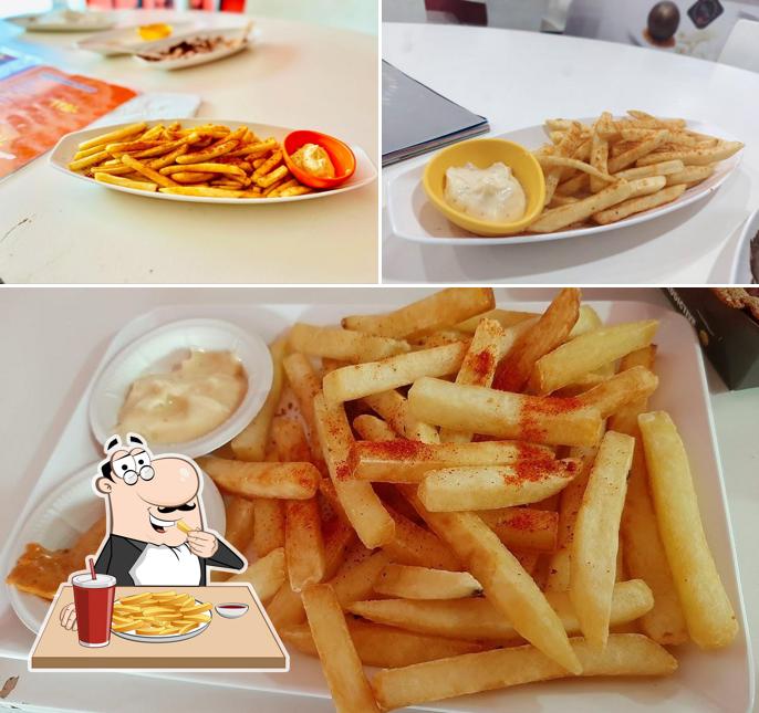 French fries at Roll Over