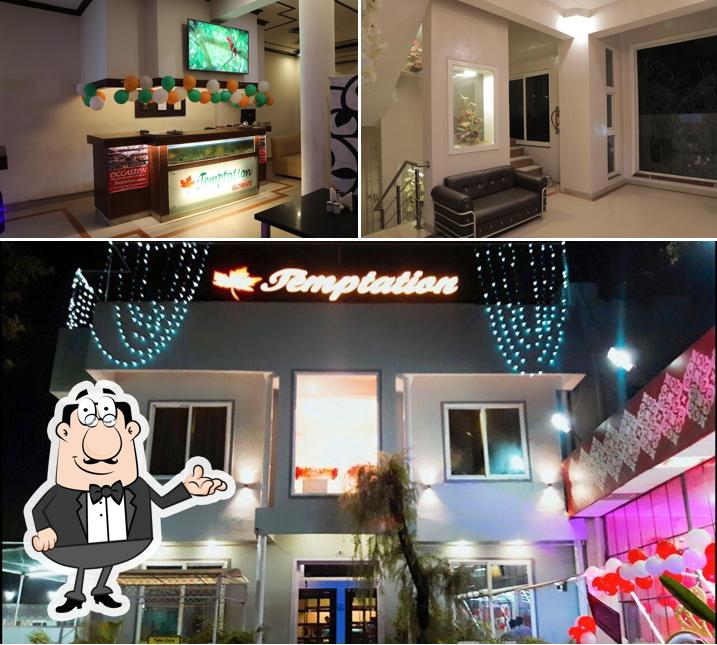 Take a seat at one of the tables at Temptation Ultimate