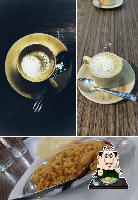 Macaroni and cheese at Woodlands Veg Restaurant