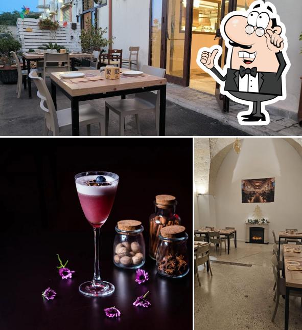 Questa è la foto che presenta la interni e bevanda di La Distilleria