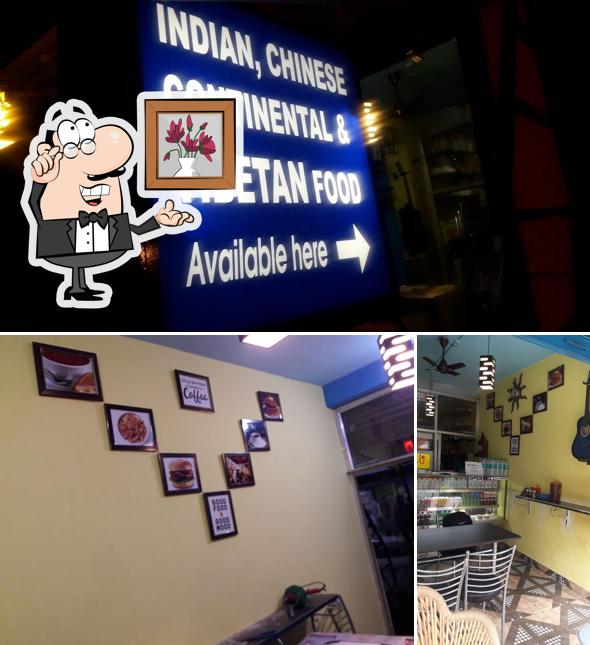 Take a seat at one of the tables at Foods 4 U