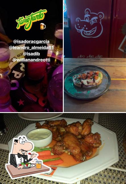 Comida em Hippo Pizza