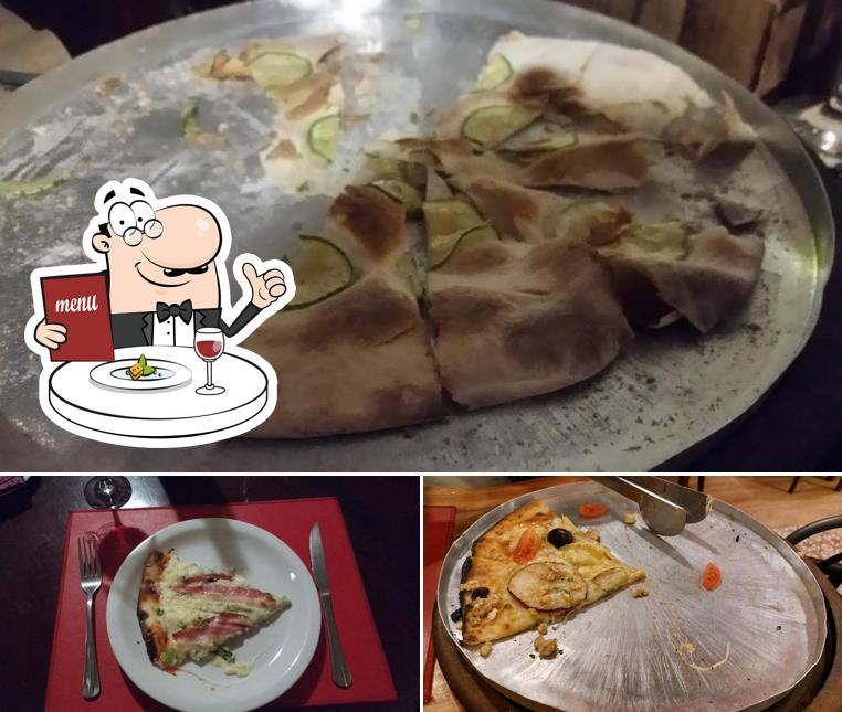 Comida em Pizzaria La Fortezza