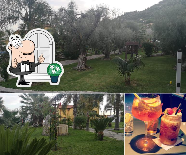 Tra le varie cose da Villa Eva Restaurant & Beach si possono trovare la esterno e bevanda