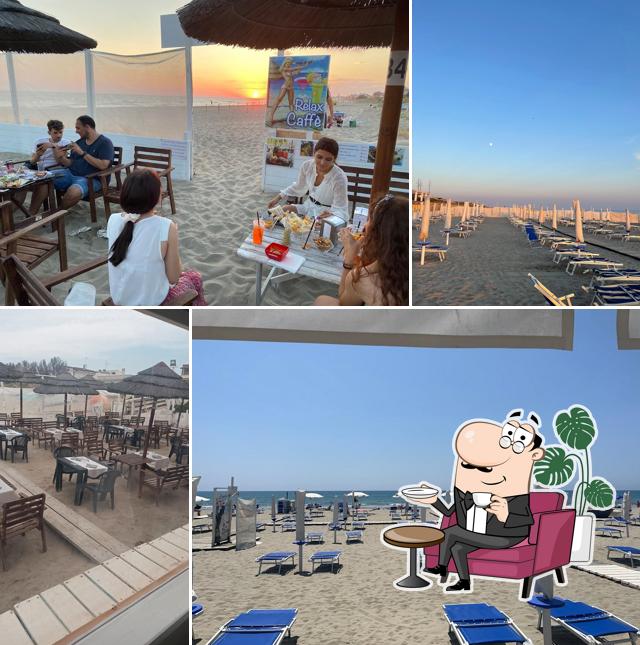 Gli interni di Celori Mare Ristorante e Stabilimento Balneare