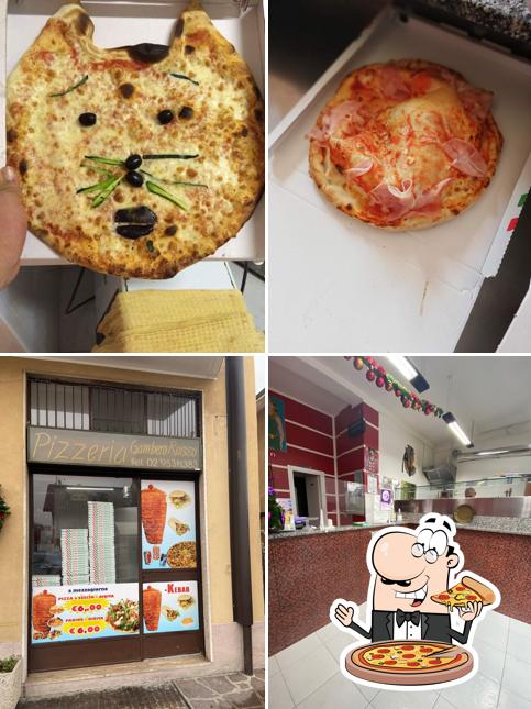 Ordina una pizza a Pizzeria Gambero Rosso