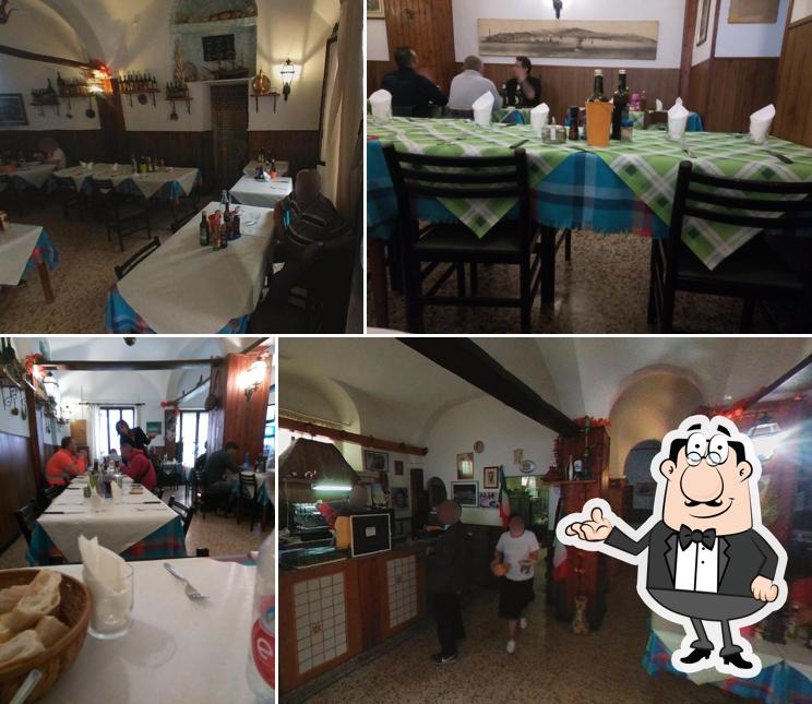 Gli interni di Trattoria Ineja Imperia