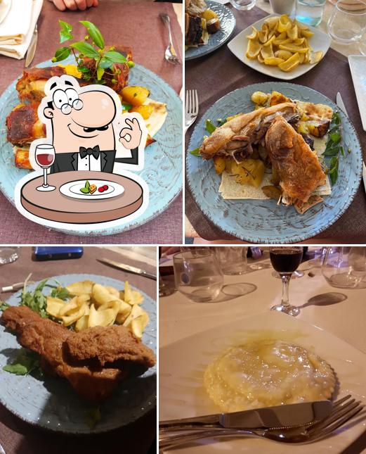 Cibo al Trattoria Vecchia ILVA