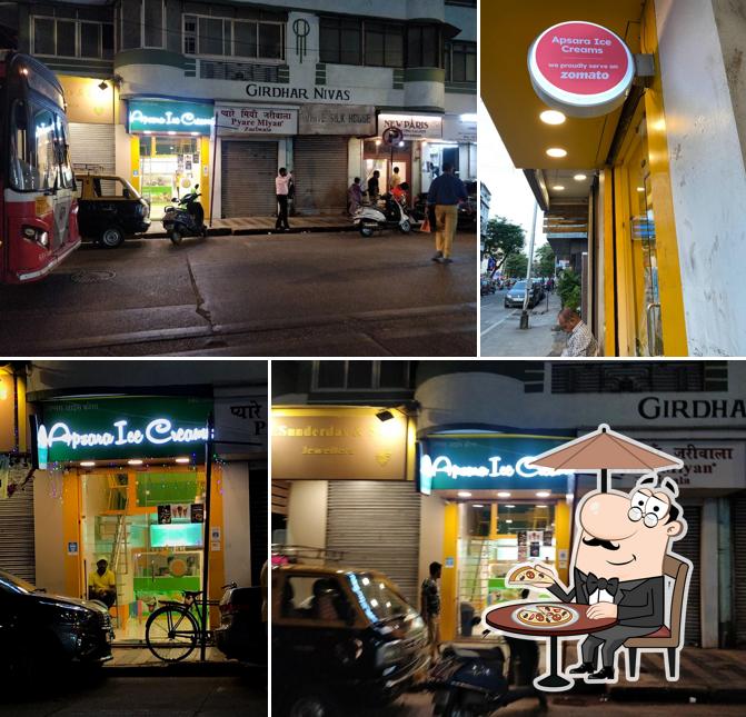 The exterior of Apsara Ice Creams