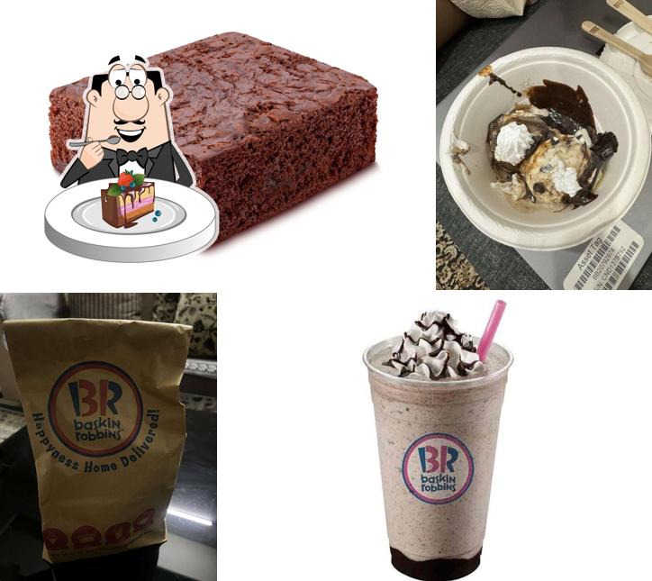 Chocolate cake at Baskin Robbins - Ice Cream Desserts
