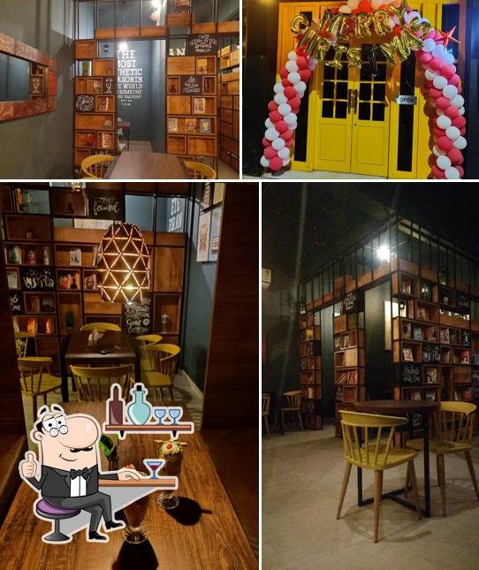 The interior of Cafe Garrage (sudden brake for hunger)