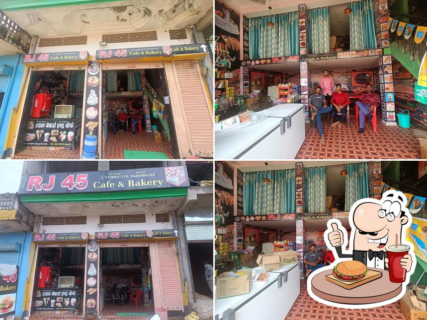 Order a burger at RJ45 CAFE & BAKERY