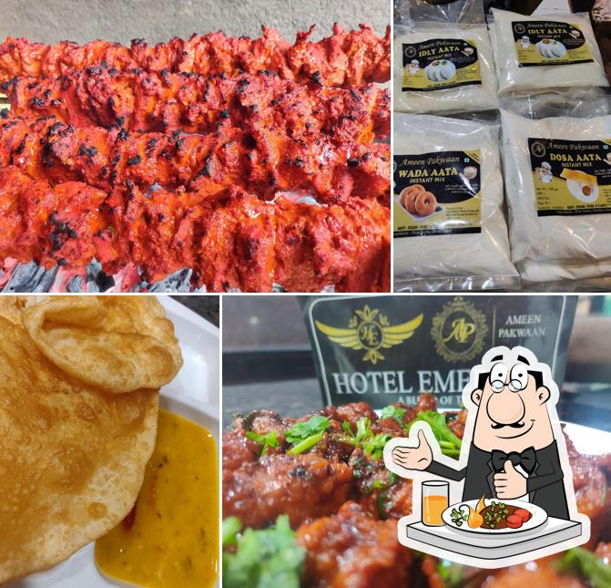 Food at Hotel Emerald