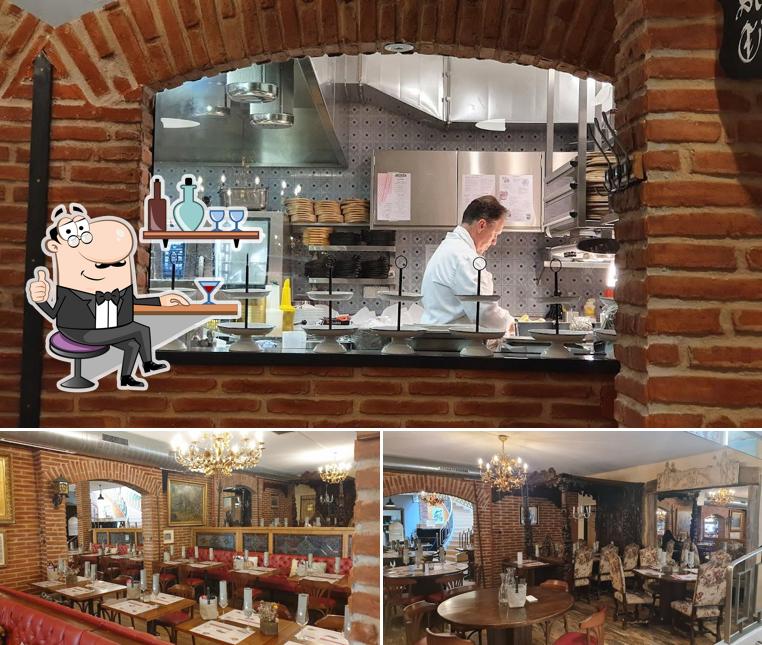 Dai un'occhiata agli interni di La Brasserie