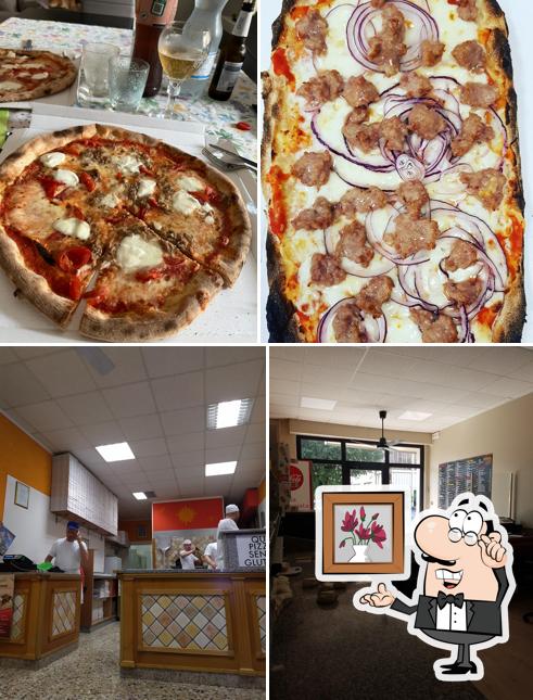 La immagine della interni e cibo di Pizzeria Grotta Azzurra Di Vivenzio Alfredo