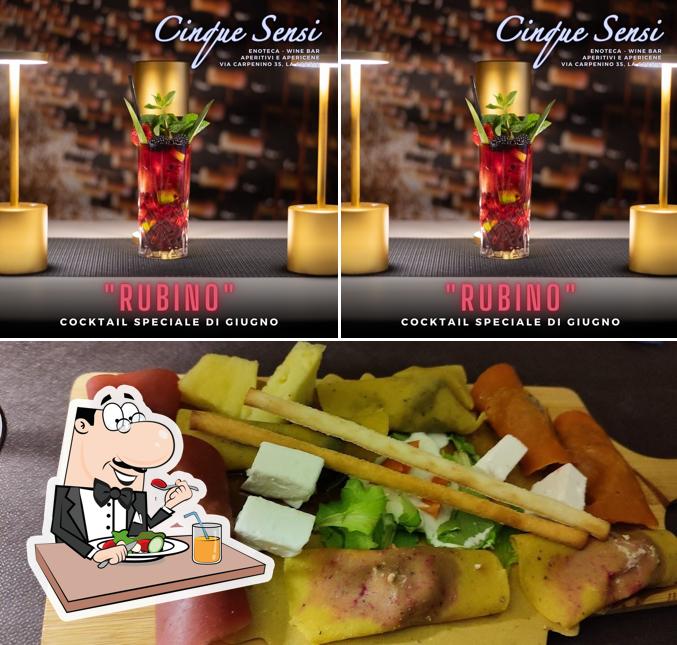 Platti al Enoteca Cinque Sensi