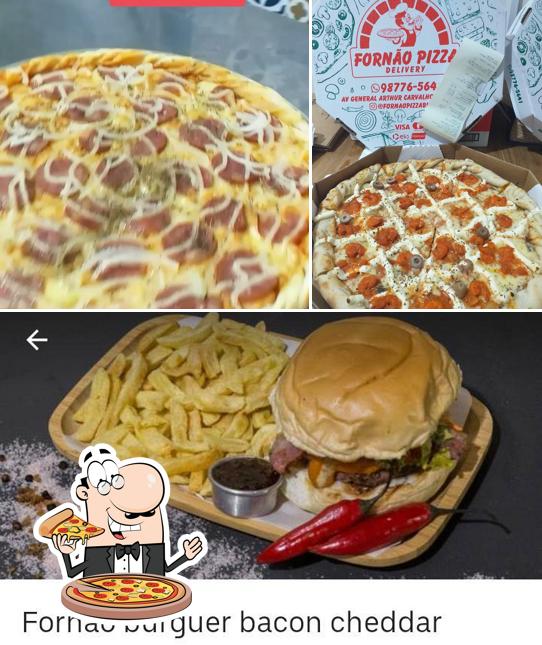 Experimente pizza no FORNÃO PIZZA