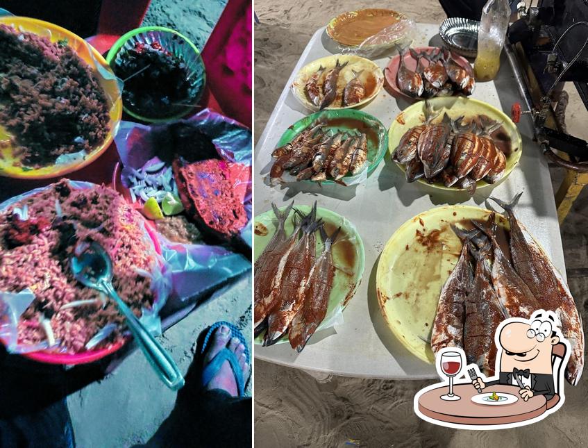 Food at Fish stall