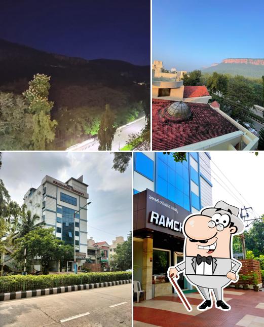 Check out how HOTEL RAMCHARAN RESIDENCY, TIRUPATI looks outside