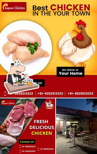 Food at Kapoor chicken point