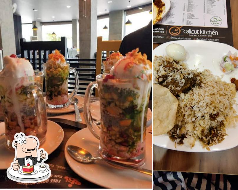 The Calicut Kitchen offers a range of desserts