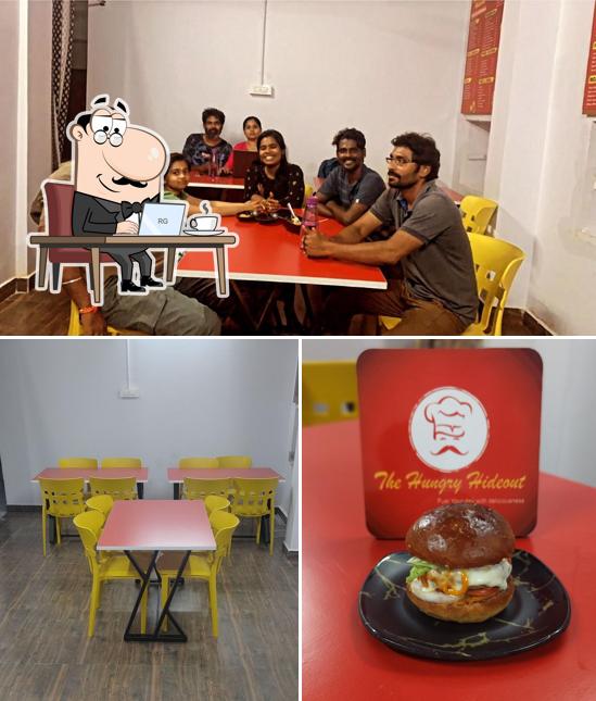 The Hungry Hideout is distinguished by interior and food