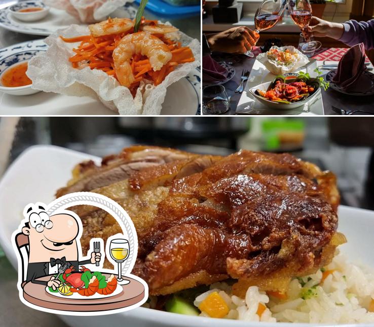 Scegli tra i vari pasti di mare disponibili a Restaurant Zur Lotus