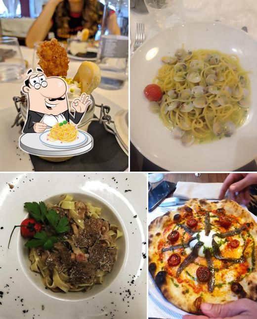 Spaghetti alla carbonara al Ristoro del Colle Spaghetti alla carbonara al Ristoro del Colle