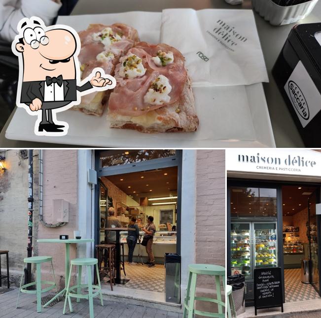 La immagine di interni e cibo da Maison Délice