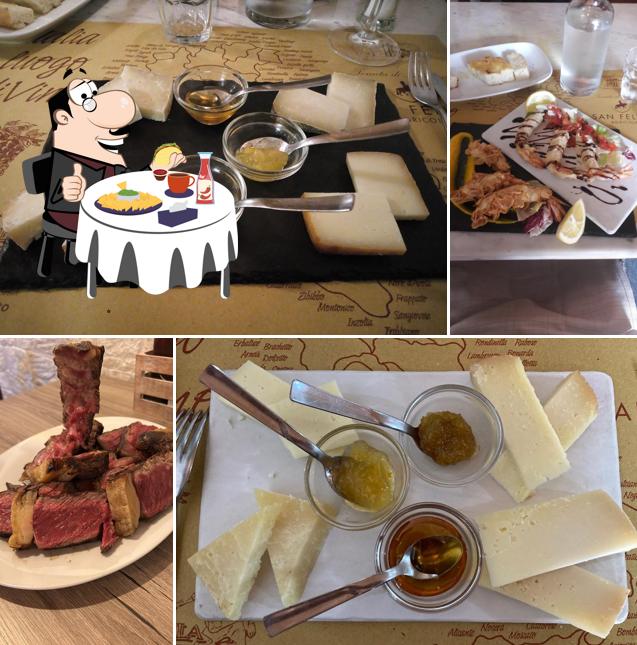 Piatto di formaggi al Ciribè