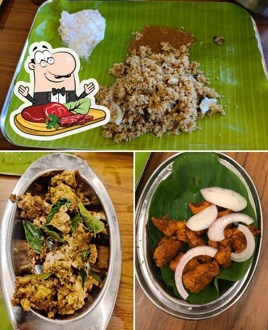 Order meat dishes at Junior Kuppanna - Guindy